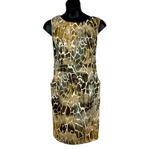 Dressbarn Animal Print Dress , Size 16